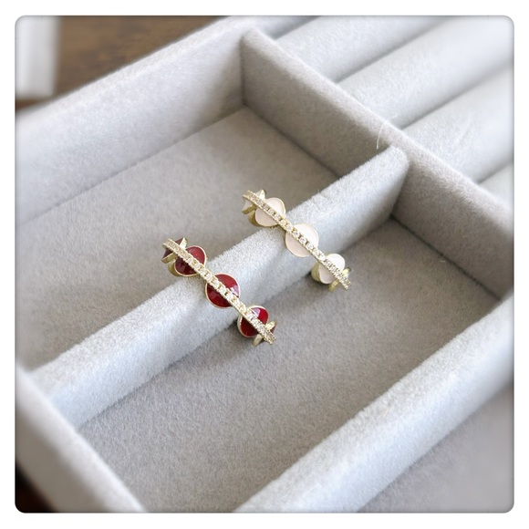 ✨NEW color LAUNCH✨s925 Stamped circle shapes adjustable ring. 3 colors for women - Picture 6 of 11